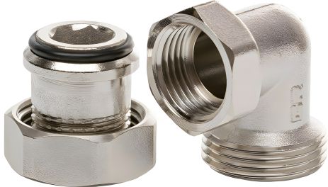 Кутовий згін з накидною гайкою 3/4" Iger 20 Кутовий згін з накидною гайкою 3/4" Iger 20