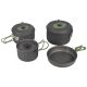 Bo-Camp Explorer 4 Pieces набір посуду 19 Hard Anodized Grey/Green (2200241) Bo-Camp Explorer 4 Pieces набір посуду 19 Hard Anodized Grey/Green (2200241)
