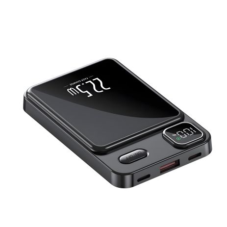 Портативний магнітний Power Bank 5000mAh із бездротовою зарядкою та швидкою зарядкою 22.5W