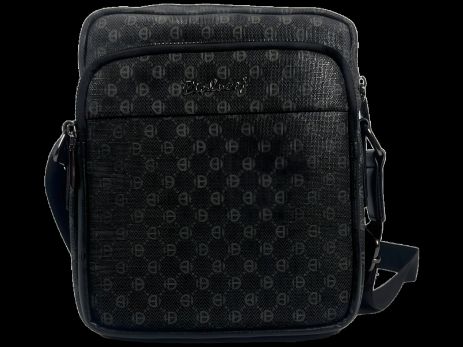 Сумки через плече з екошкіри, функціональна, чорна