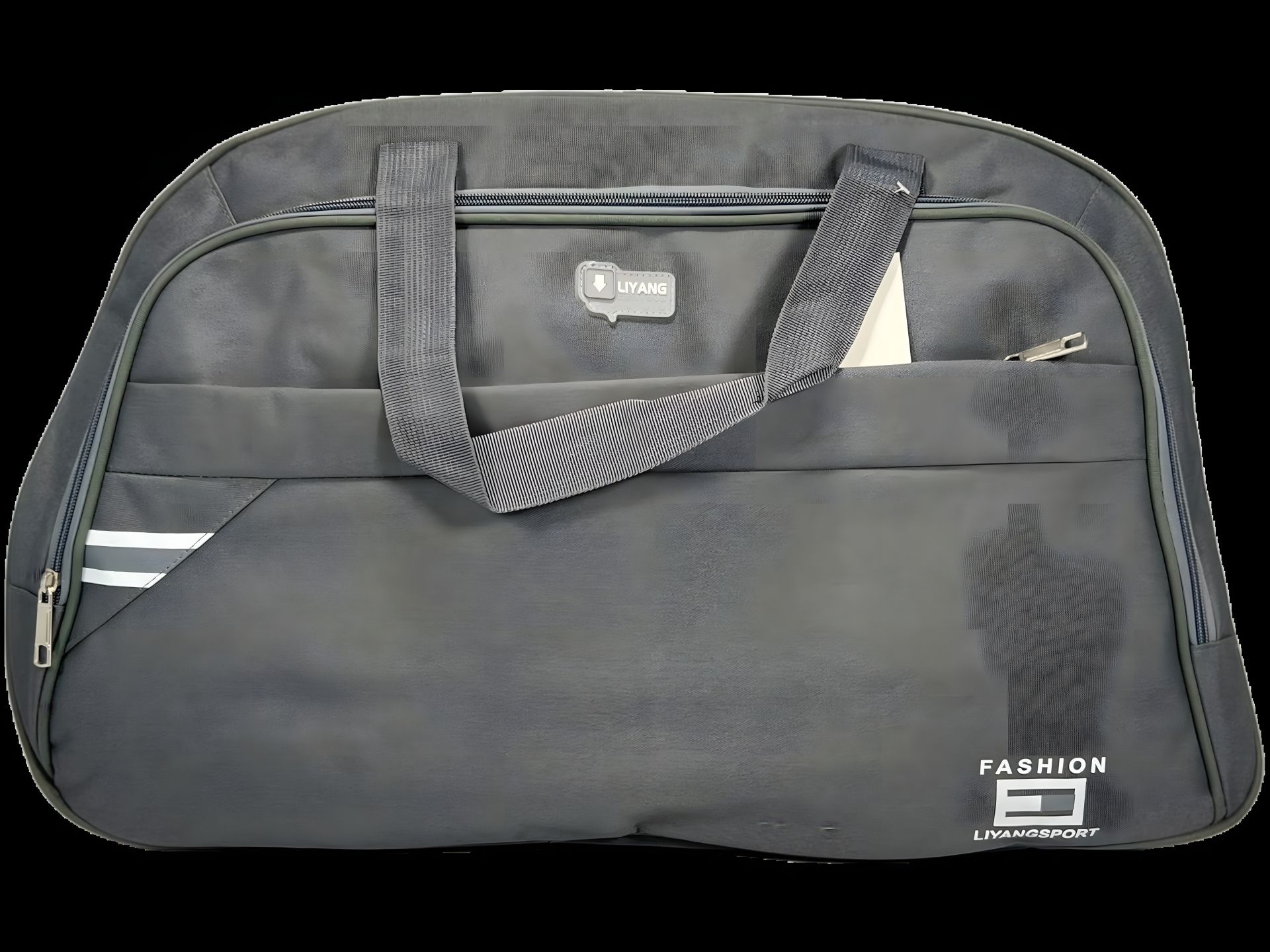 Дорожня сумка з трьома відділеннями, сіра Дорожня сумка з трьома відділеннями, сіра