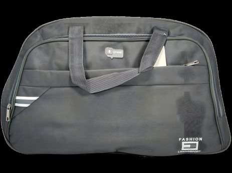 Серая дорожная сумка на три отделения