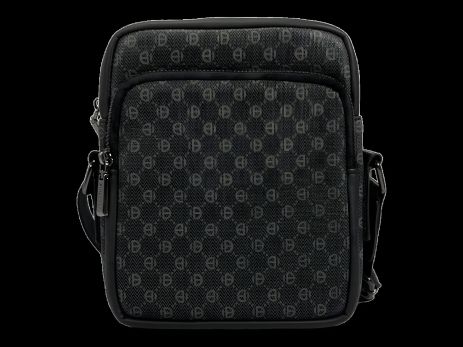 Практична та комфортна сумка через плече з 3 відділеннями, 3 л, сіра