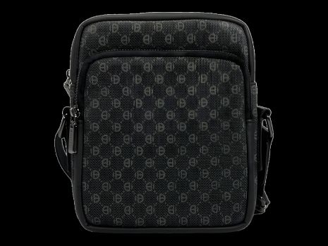 Практична та комфортна сумка через плече з 3 відділеннями, 3 л, сіра