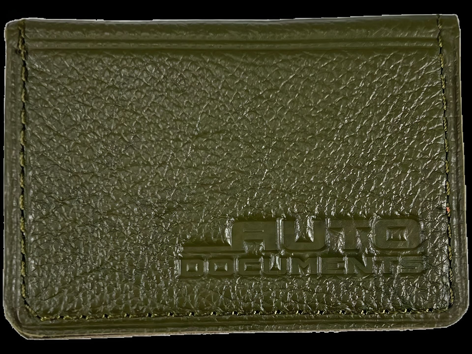 Обкладинка для автодокументів BagWay ручна робота 1006-5 зелена Обкладинка для автодокументів BagWay ручна робота 1006-5 зелена