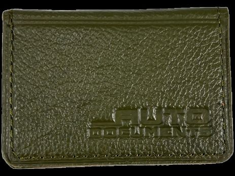 Обложка для автодокументов BagWay ручная работа 1006-5 зеленая