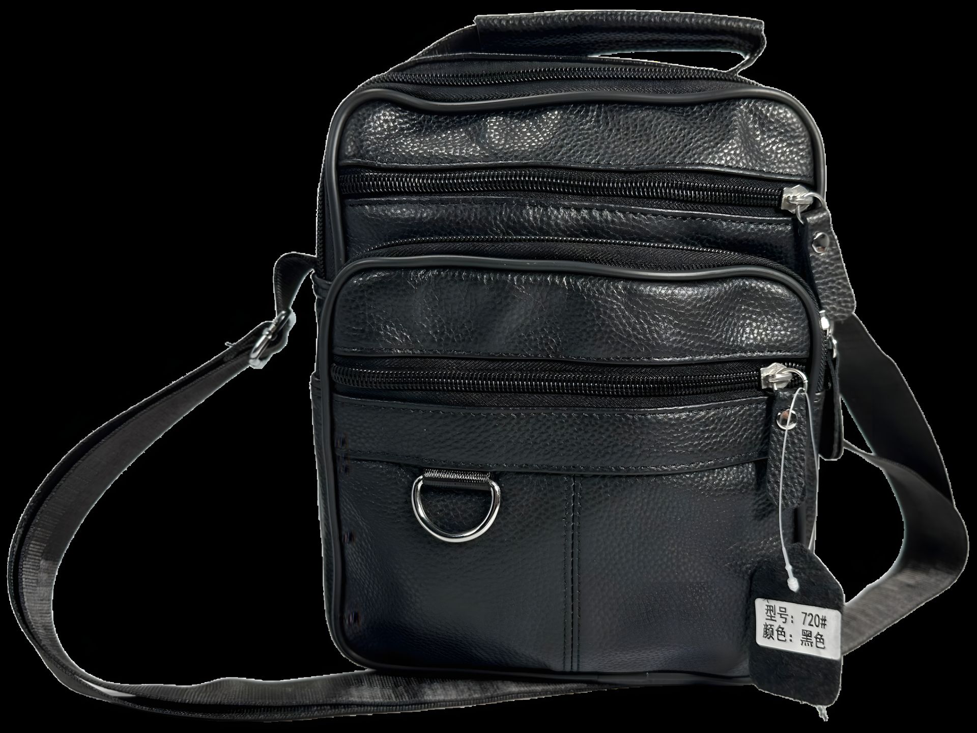 Сумка через плече на 5 відділень, 5 л, чорна та універсальна Сумка через плече на 5 відділень, 5 л, чорна та універсальна