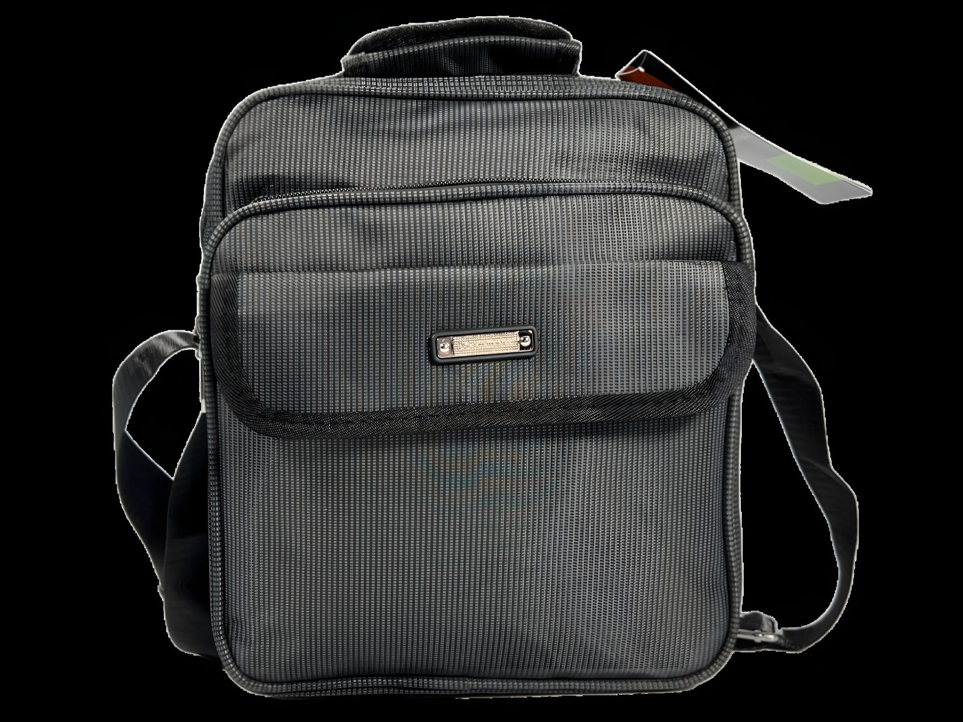 Сумка через плечо на 5 отделений 8 л, серая (на молнии) Сумка через плечо на 5 отделений 8 л, серая (на молнии)