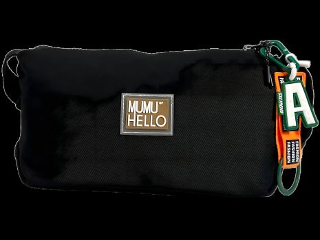 Практичная женская сумка через плечо, 2 отделения, черная