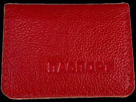 Обкладинка для ID-паспорта BagWay, ручна робота з натуральної шкіри, червона (1008-4)