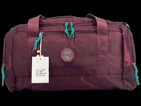 Бордовая спортивная сумка на 4 отделения