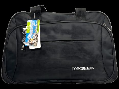 Черная дорожная сумка TONGSHENG с тремя отделениями 980-1