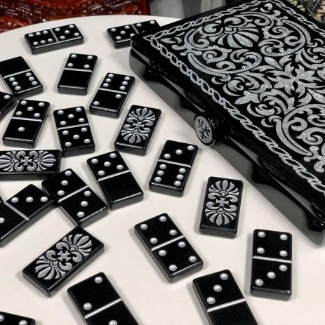 Доміно класичне у розкішному виконанні з каменю 54×27×10см