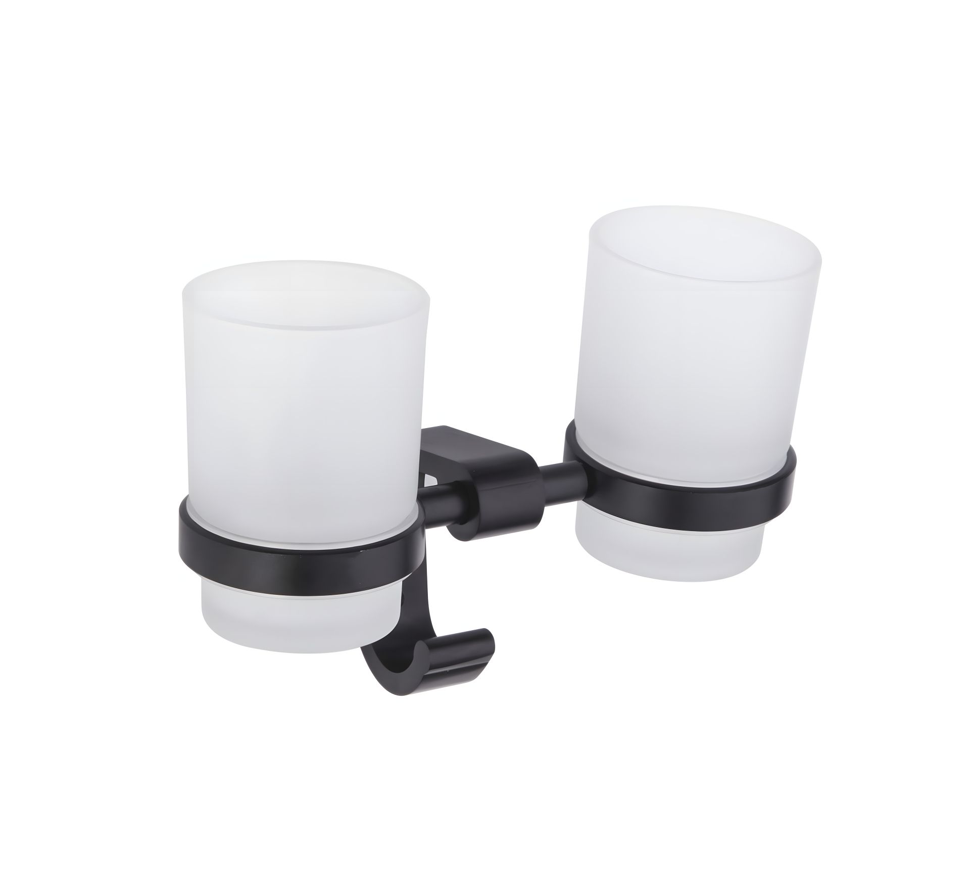 Зубних щіток Стакани для чорні Platinum 5508PL (скло та алюміній) Зубних щіток Стакани для чорні Platinum 5508PL (скло та алюміній)