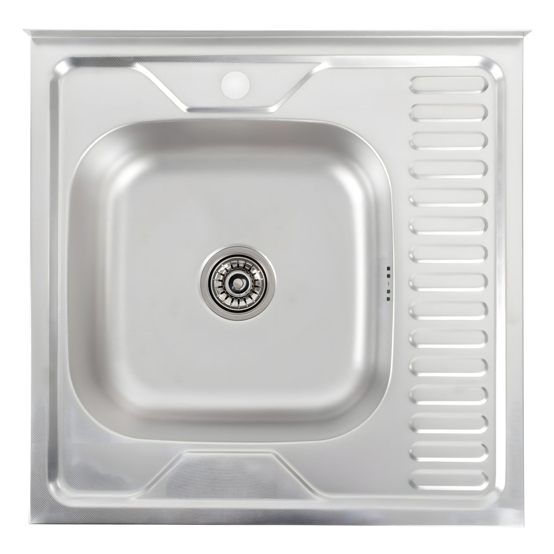 Нержавеющая кухонная мойка Valeso ДЕКОР 6060 L (0,7/160 мм) Нержавеющая кухонная мойка Valeso ДЕКОР 6060 L (0,7/160 мм)