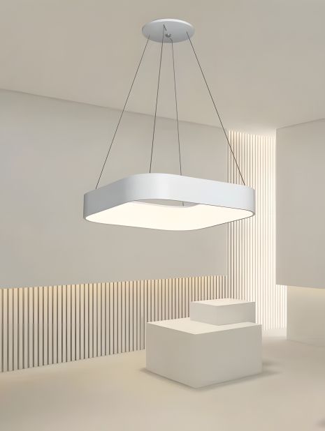 Светодиодная подвесная люстра Sirius GLD-23411 WT 64W