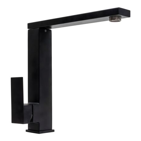 Черный матовый кухонный смеситель VALESO 30 FHP (8569S)