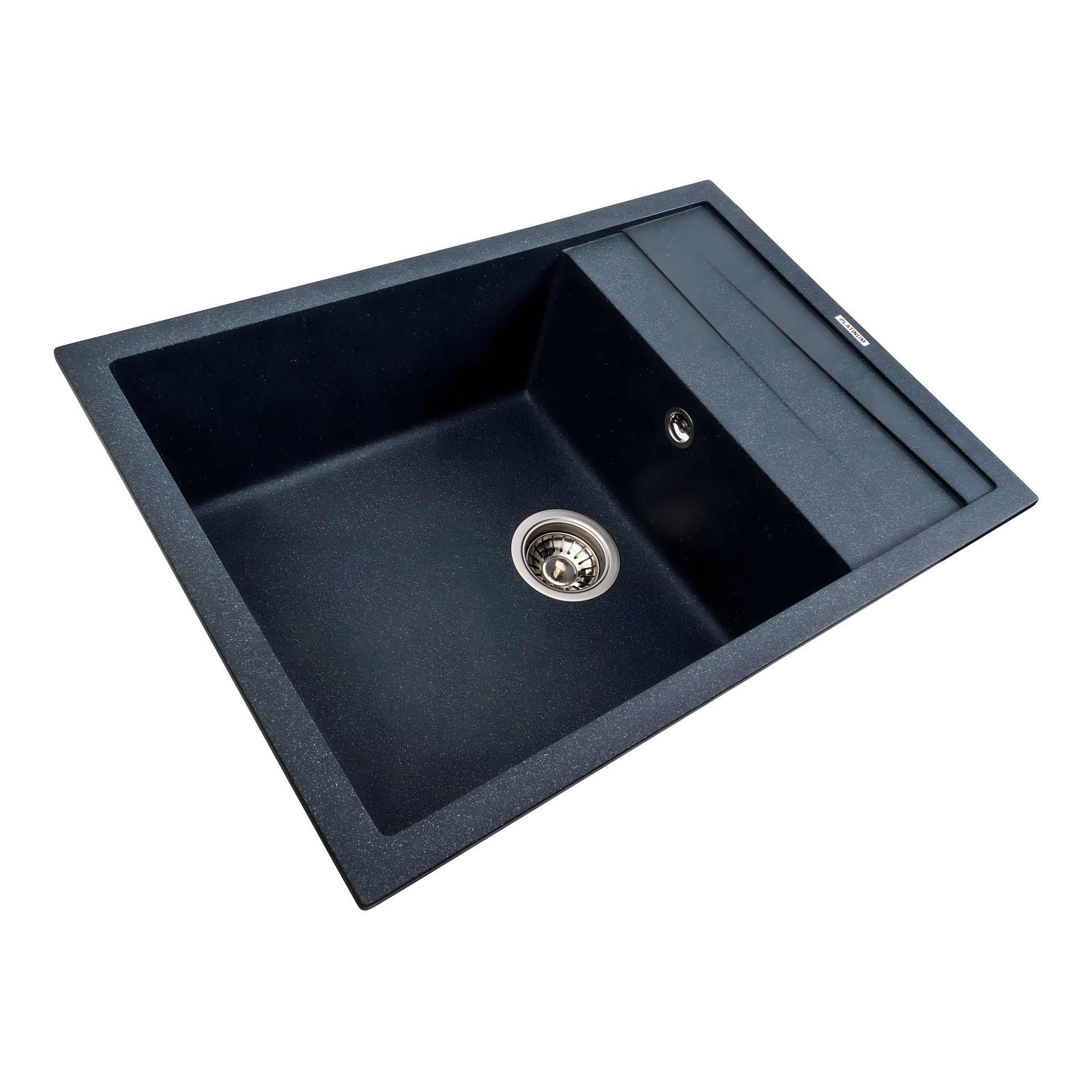 Велика гранітна мийка для кухні VALESO CASCADA 7050 матова Антрацит Велика гранітна мийка для кухні VALESO CASCADA 7050 матова Антрацит