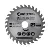 Диск по дереву, с твердосплавными напайками, 125×22,2×1,2 мм, 30 зубьев, 12000 об/мин INTERTOOL CT-3013 - Древообработка