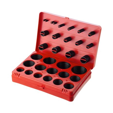 Комплект ущільнювальних гумових кілець INTERTOOL AT-5382, 382 од.