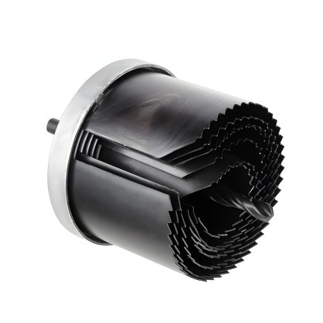 Набір корончастих свердел по гіпсокартону, 7 од., 26-63 мм, висота 43 мм BT-0022