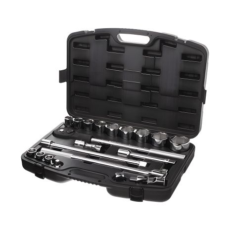 Профессиональный набор инструментов, 3/4", Cr-V, 20 ед., INTERTOOL ET-6023