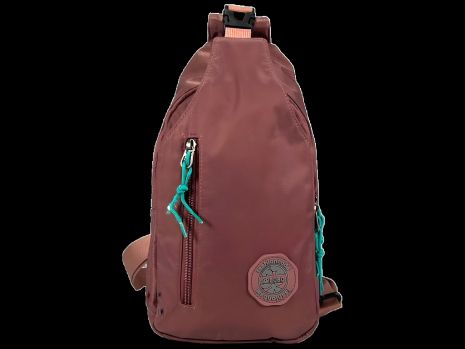 Сумка-слінг жіноча з водонепроникної тканини на чотири відділення Сумка-слінг жіноча з водонепроникної тканини на чотири відділення