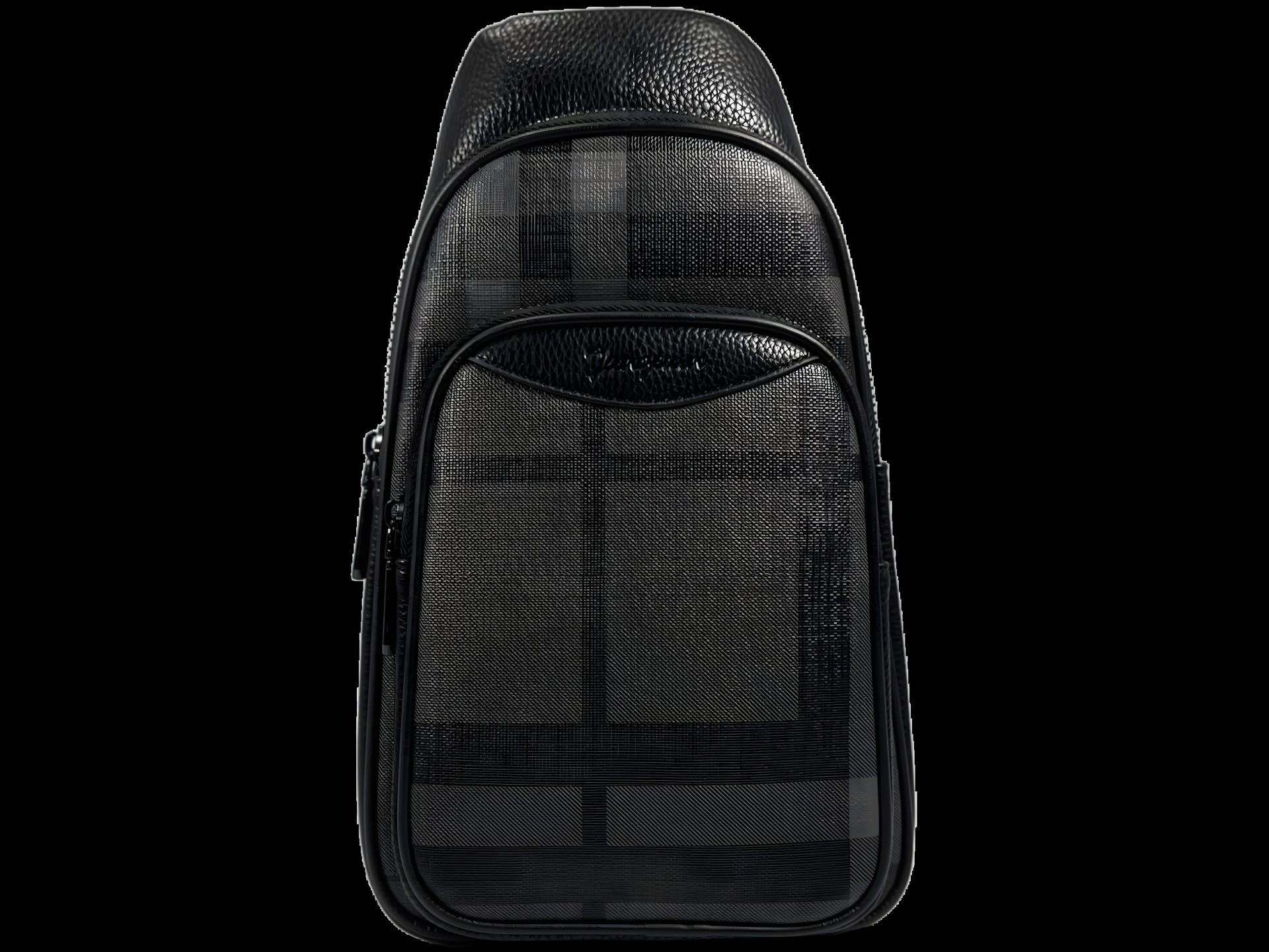 Сучасна чоловіча сумка-слінг на три відділення сірого кольору (Модний) Сучасна чоловіча сумка-слінг на три відділення сірого кольору (Модний)