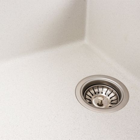 Гранітна мийка для кухні VALESO CASCADA 7050 матова Біла в крапку