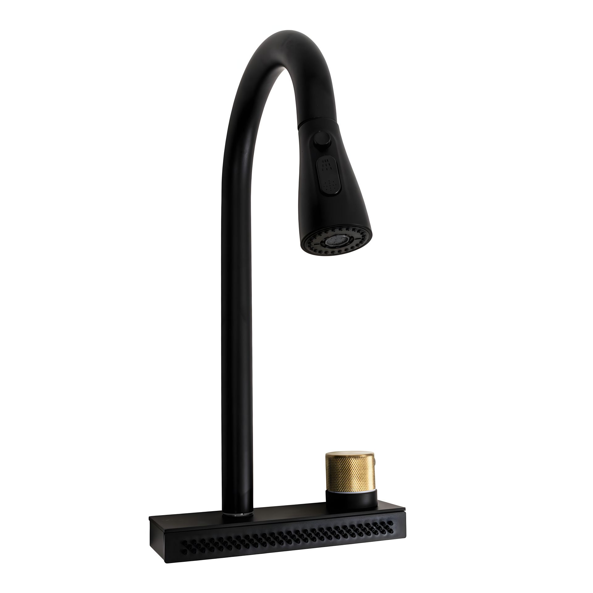 Смеситель для мойки "Водопад" ZS86 Platinum (black) Смеситель для мойки "Водопад" ZS86 Platinum (black)