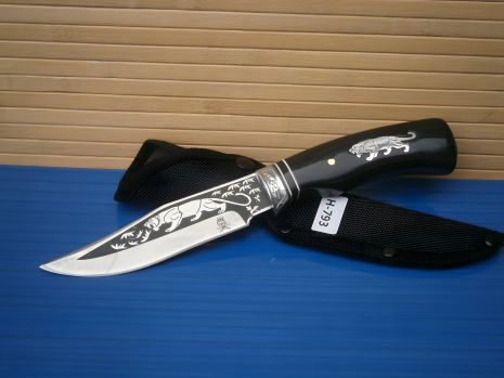 Нож турист черный тигр H-793 Тигр 25 см Нож турист черный тигр H-793 Тигр 25 см