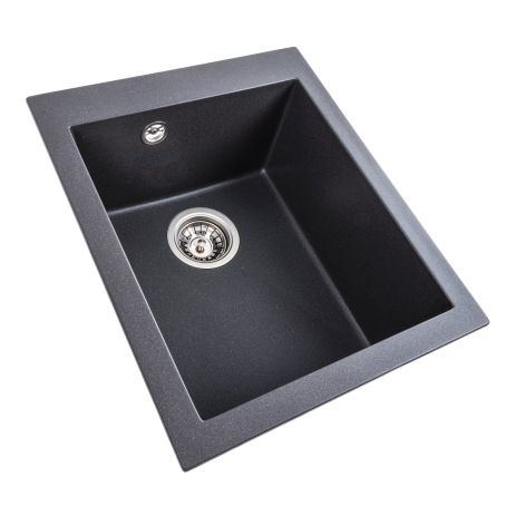 Гранитная мойка для кухни Platinum 4150 SOKIL матовый Морион