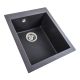 Гранитная мойка для кухни Platinum 4150 SOKIL матовый Морион