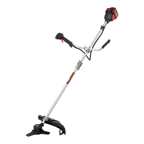 Акумуляторний тример безщітковий 40 В (2×20 В), 6000 об/хв, діаметр обертання диска/ліски 255/350 мм, котушка + 3-зубчастий ніж, без ЗП та АКБ, STORM INTERTOOL WT-9213 Акумуляторний тример безщітковий 40 В (2×20 В), 6000 об/хв, діаметр обертання диска/ліски 255/350 мм, котушка + 3-зубчастий ніж, без ЗП та АКБ, STORM INTERTOOL WT-9213