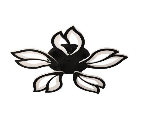 Світлодіодна акрилова люстра VALESO V L6078-5 BK, 5 плафонів