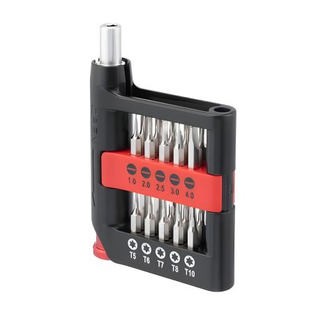 Прецизійна викрутка з насадками, 21 од. INTERTOOL VT-3339