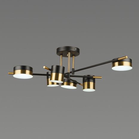 Акриловая светодиодная люстра Sirius B N4544/6 78W