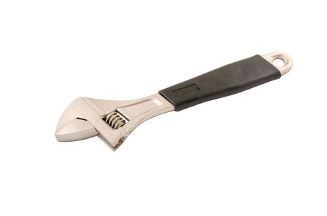 Ключ розвідний 250 мм 0-30 мм C45/Ni рукоятка з TPR накладкою MASTERTOOL 76-0123