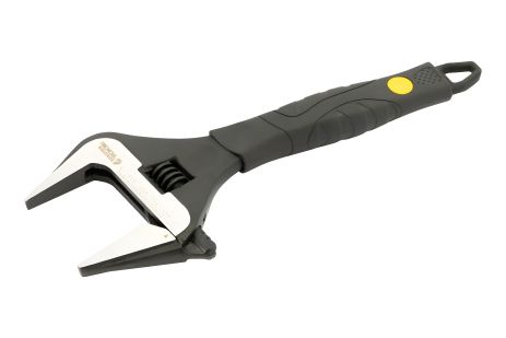 Розвідний ключ 250 мм 0-50 мм тонкі губки CrV з TPR рукоятка накладкою MASTERTOOL 76-0323 Розвідний ключ 250 мм 0-50 мм тонкі губки CrV з TPR рукоятка накладкою MASTERTOOL 76-0323