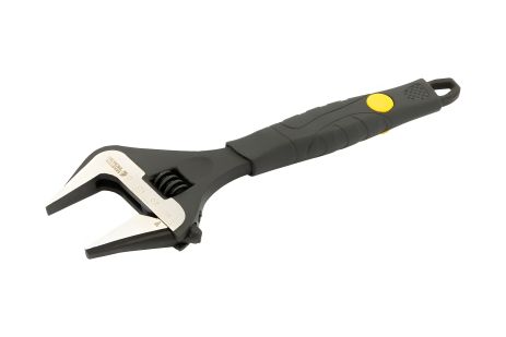 Розвідний ключ 200 мм 0-38 мм тонкі губки CrV рукоятка з TPR накладкою MASTERTOOL 76-0322