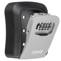 Антивандальний зовнішній міні сейф для ключів uSafe KS-03, з кодовим замком, настінний, Сірий Антивандальний зовнішній міні сейф для ключів uSafe KS-03, з кодовим замком, настінний, Сірий