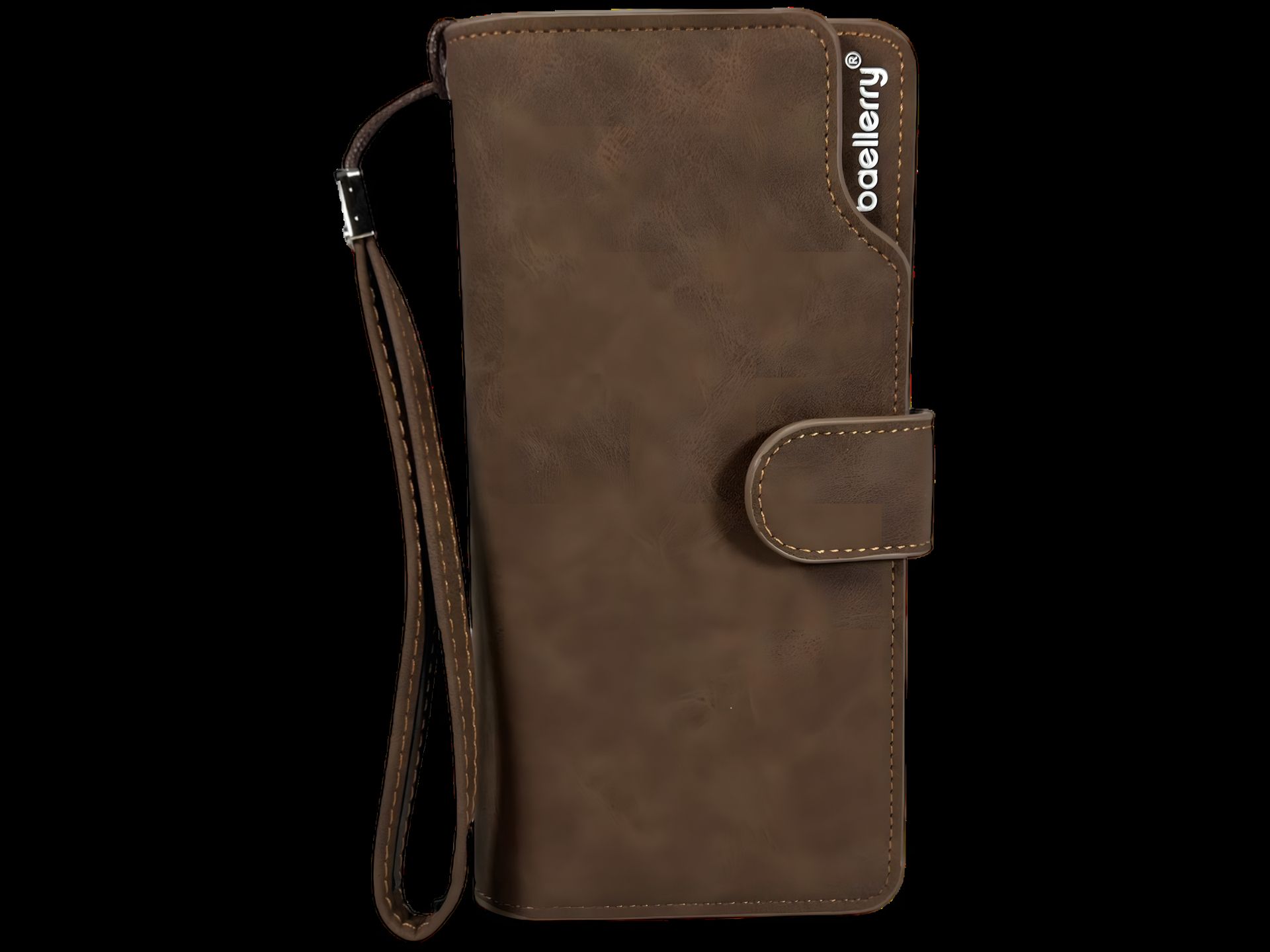 Коричневе чоловіче портмоне з картхолдером та двома відділеннями для купюр Коричневе чоловіче портмоне з картхолдером та двома відділеннями для купюр