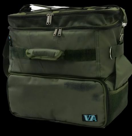 Зеленая рыбацкая сумка VA со съемной секцией R-32