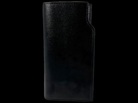 Мужской портмоне с картхолдером, искусственная кожа, черный