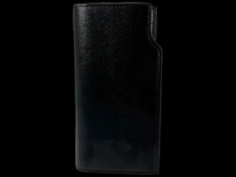 Мужской портмоне с картхолдером, искусственная кожа, черный