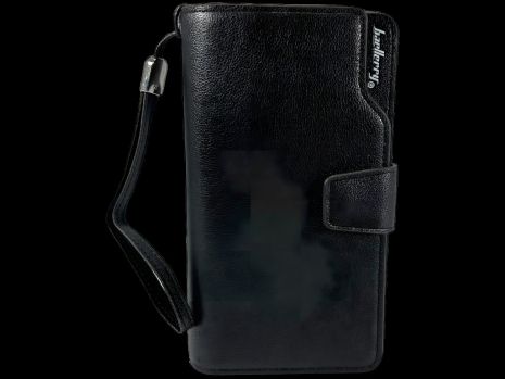 Мужской кошелек с держателем для карт и ремешком