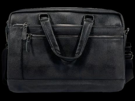 П'ятивіддільна сумка для ноутбука чорна