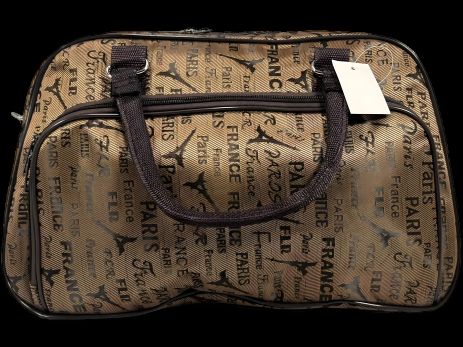 Сумка-саквояж дорожня на два відділення, 21 л, світло-коричнева