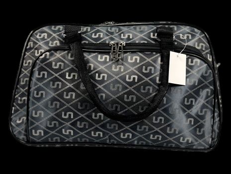 Сумка-саквояж дорожня на два відділення, 21 л, темно-сіра