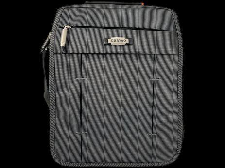 Сумка функціональна через плече, ручки для переносу, 5 відділень, колір сірий